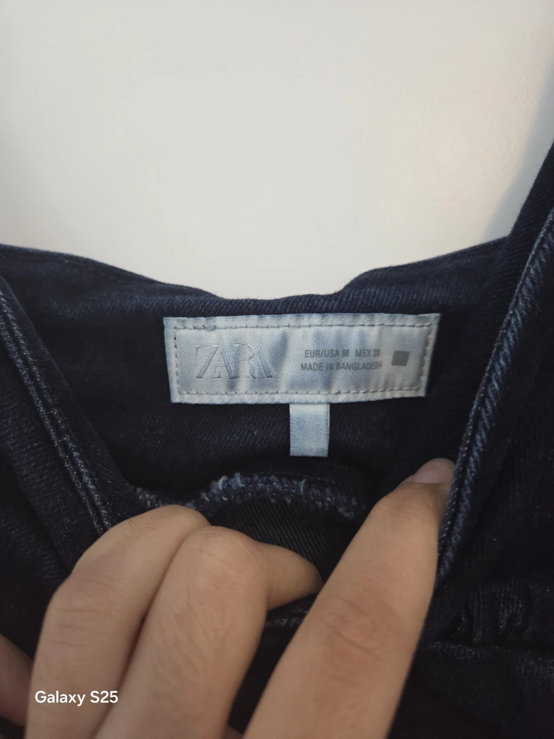 ZARA Denim Mini Dress - Size Medium - photo 3
