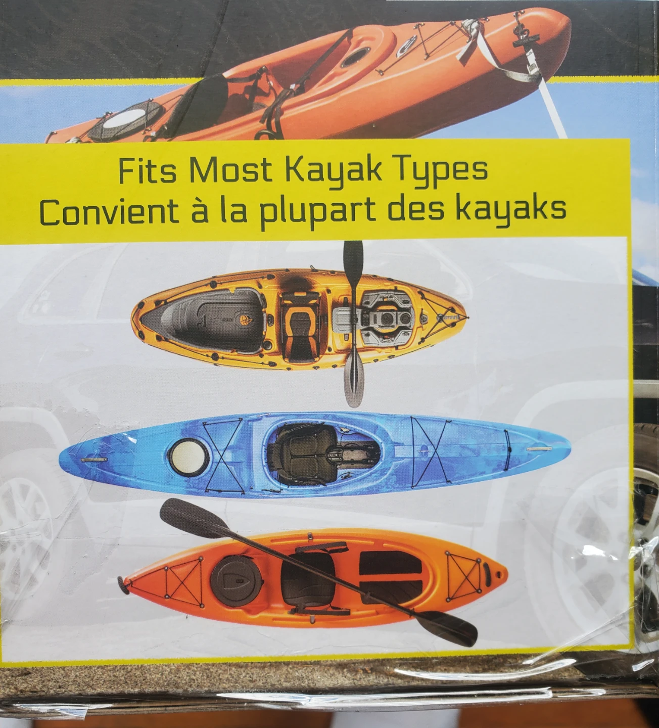 2 BOXES OF 2 KAYAK ROOF RACK HOLDERS NEW - photo 3