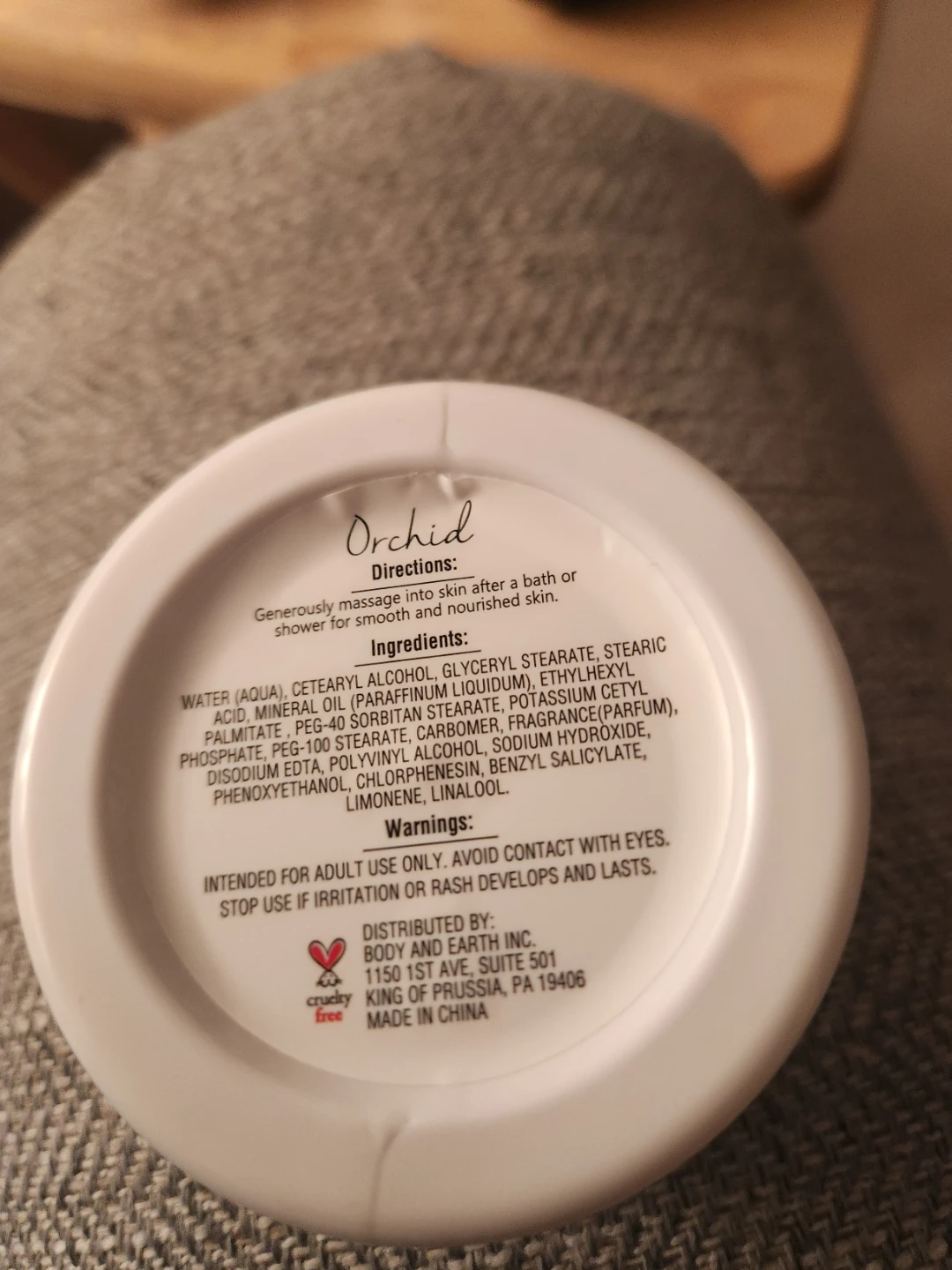 Body & Earth Orchid Hand Cream - 3 fl oz - photo 2