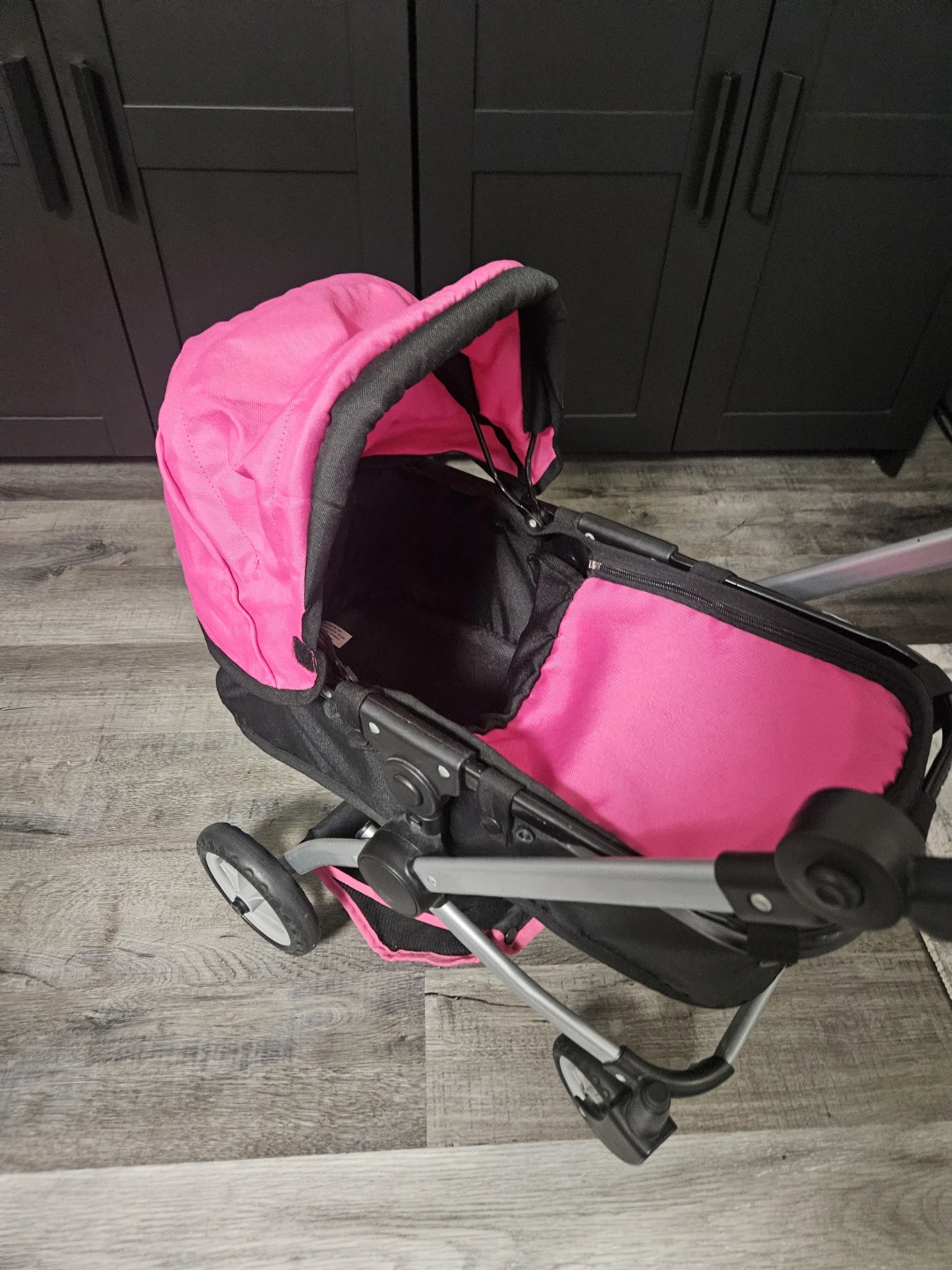 Pink and Black Doll Stroller - photo 3