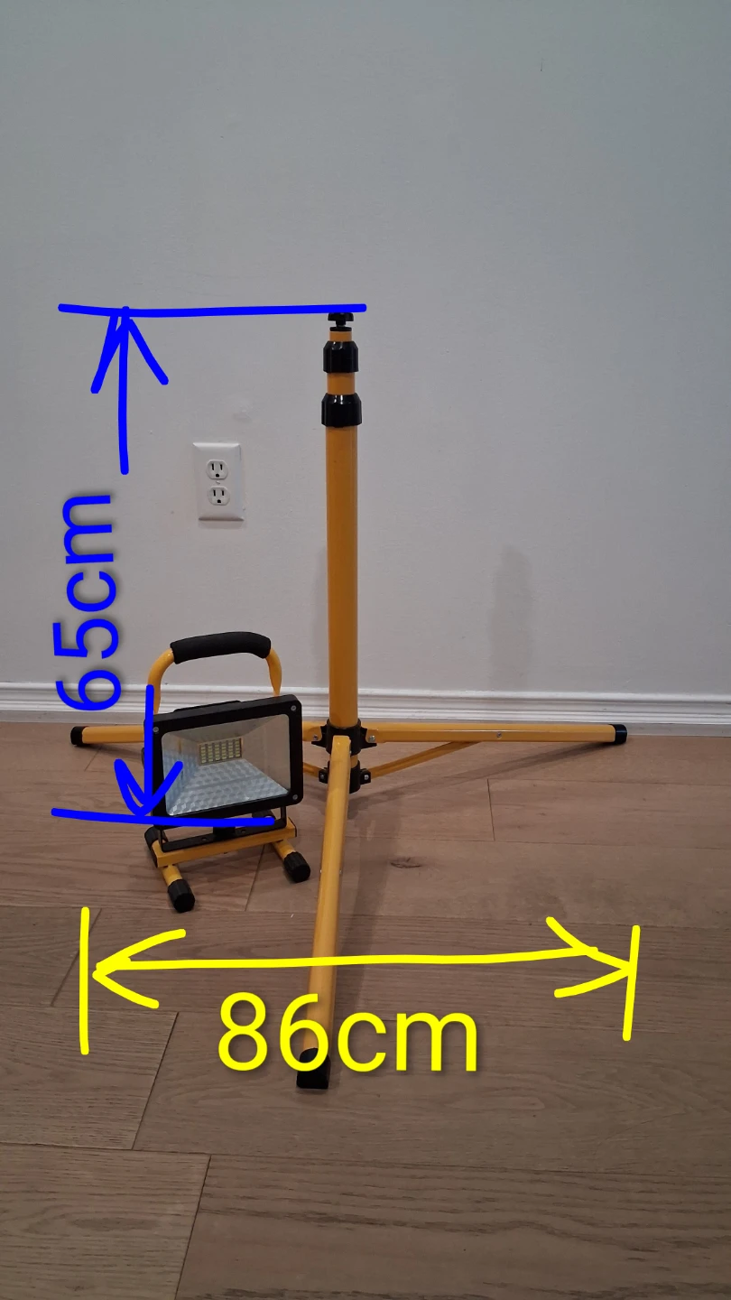 IP65 Work Light Floodlight Emergency Light w Aluminium Stand - photo 5
