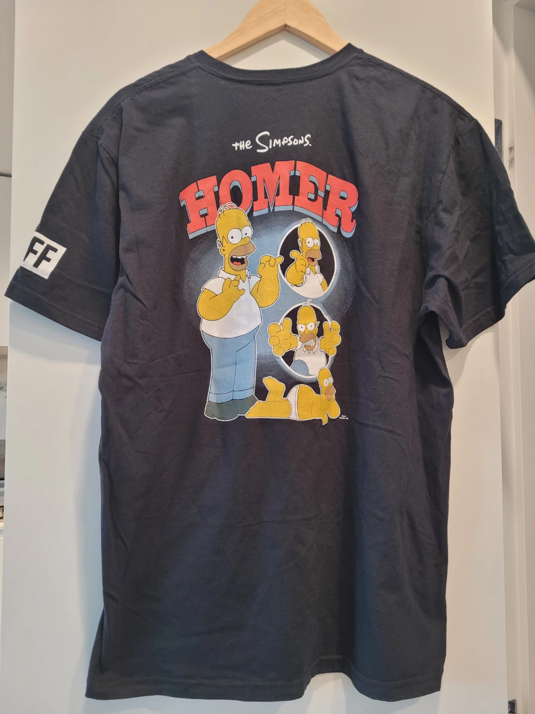 L, NWT Neff x The Simpsons Homer Simpson Graphic Tee - Black - photo 2