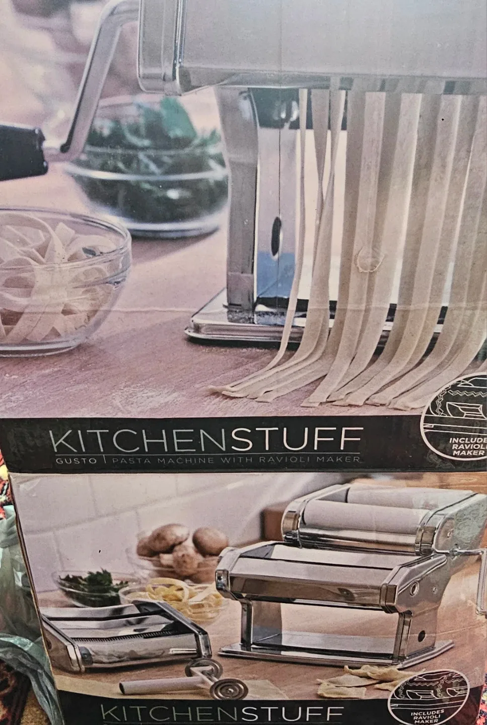 KitchenStuff Gusto Pasta Machine with Ravioli Maker - photo 2