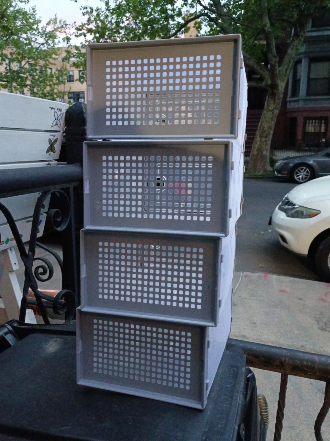 Stackable Shoe Storage Boxes (Set of 4)