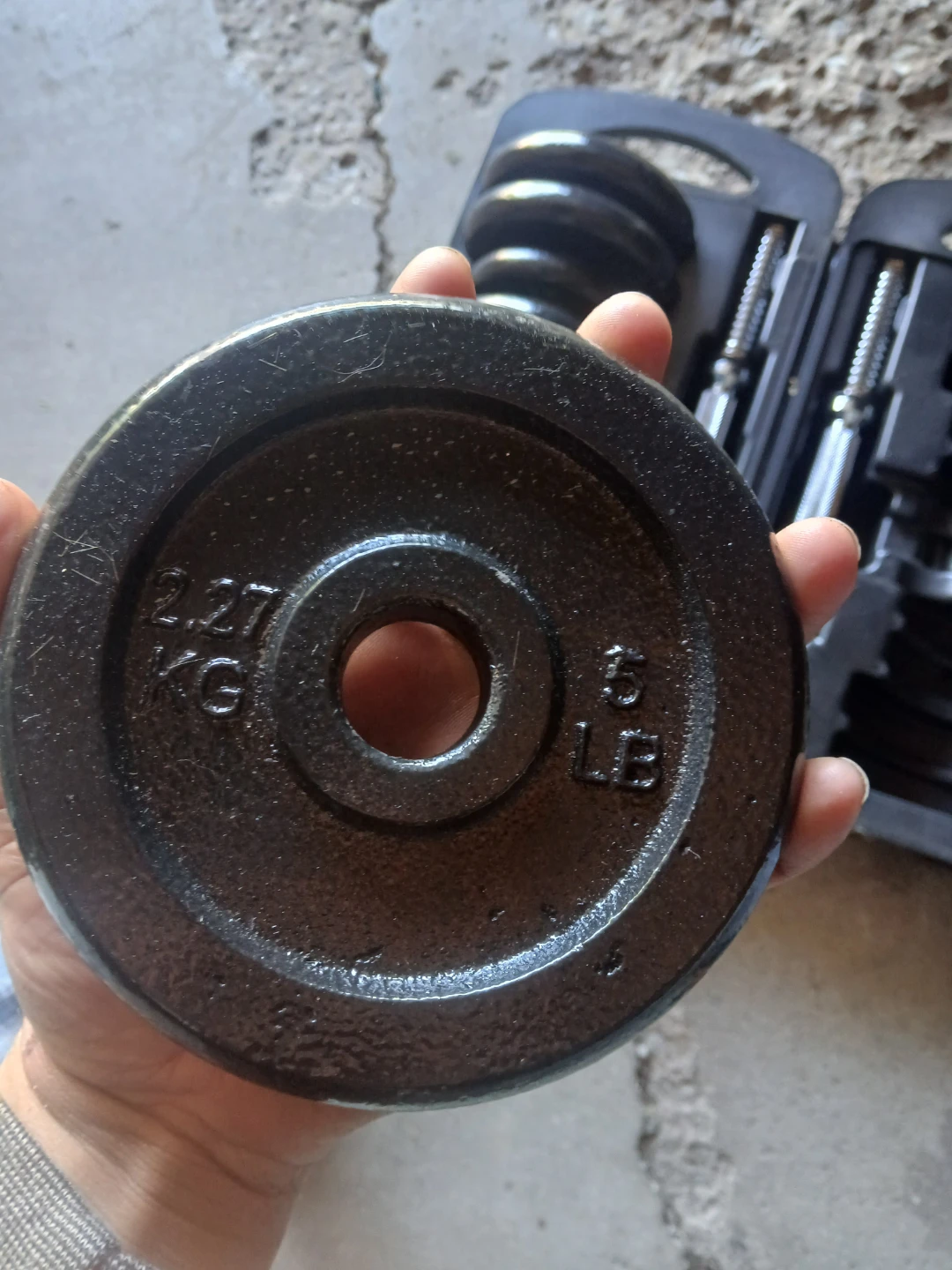 Adjustable Dumbbell Set with Case - photo 2