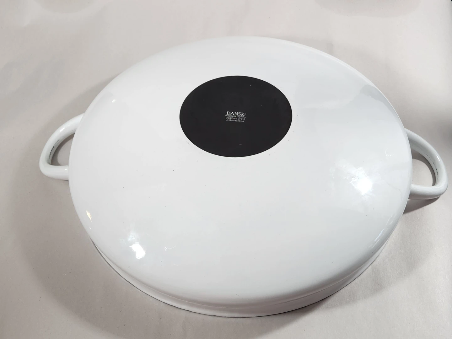 DANSK 13" white paella pan - photo 2
