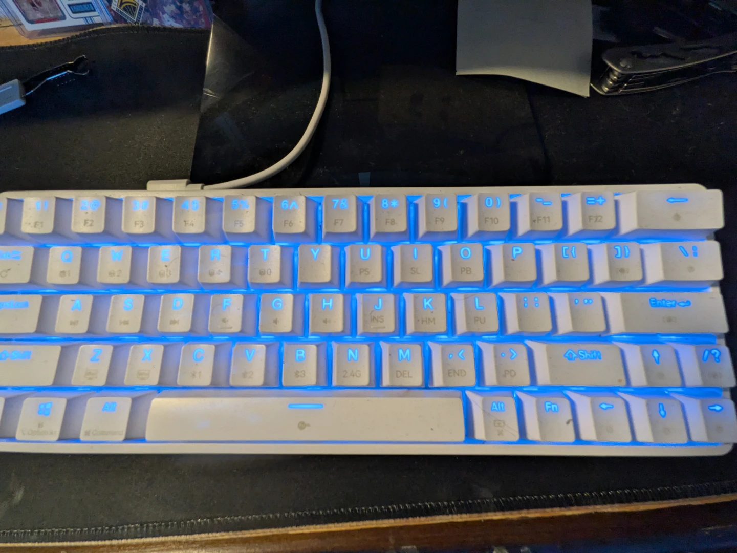 65% White Mechanical Keyboard