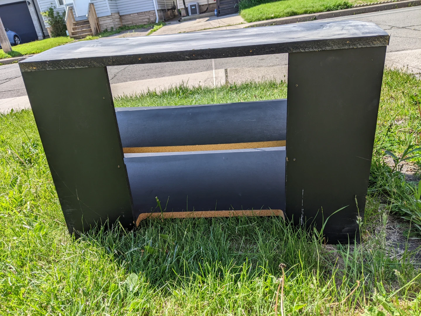 Black Corner TV Stand - photo 2