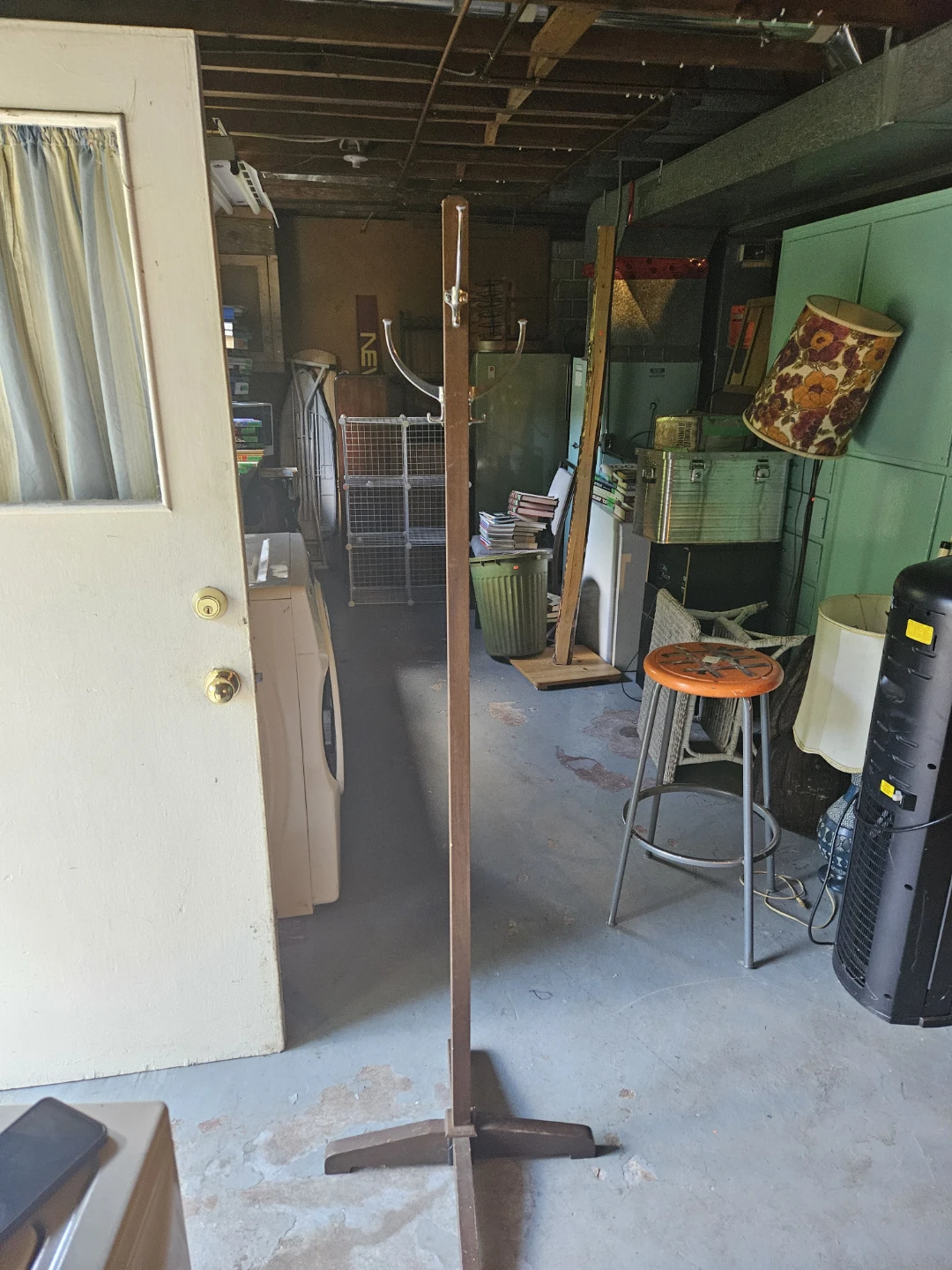 Wooden Coat Rack Stand - photo 2