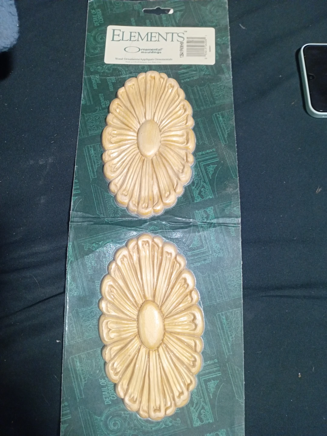 Elements Wood Ornaments/Appliqués (2-pack)