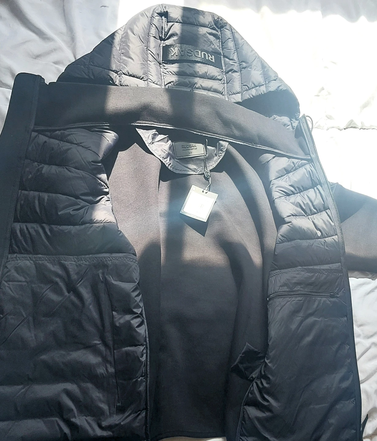 RUDSAK Black Puffer Hooded Jacket - photo 2