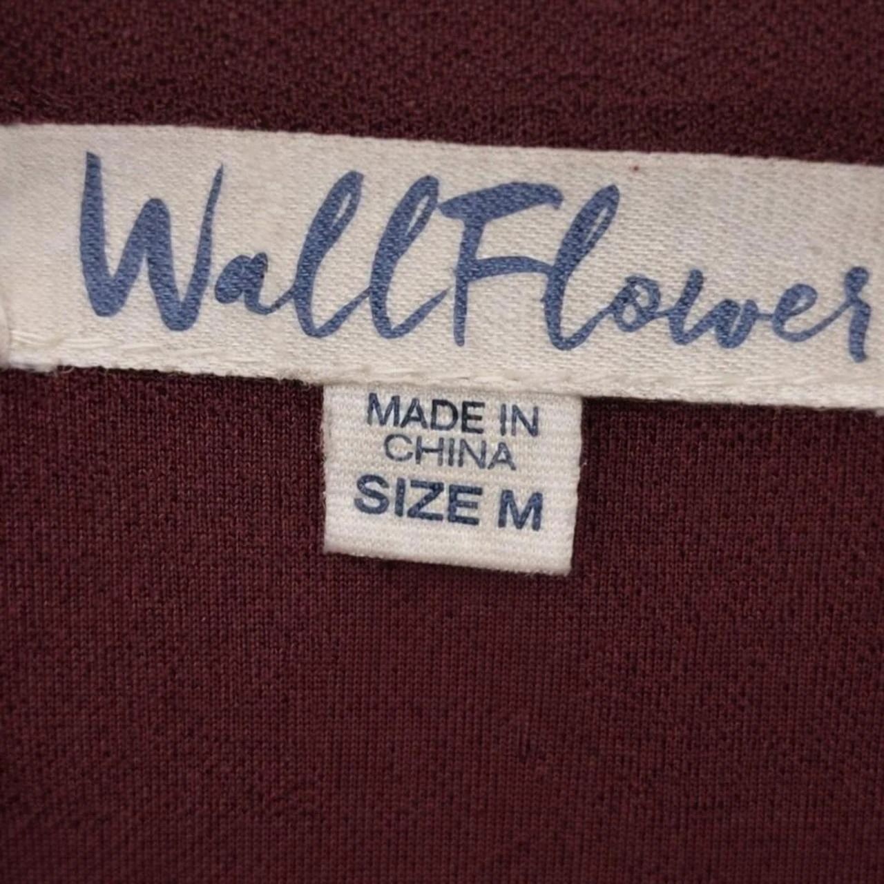 Wallflower Burgundy Halter Neck Dress - Size M - photo 4