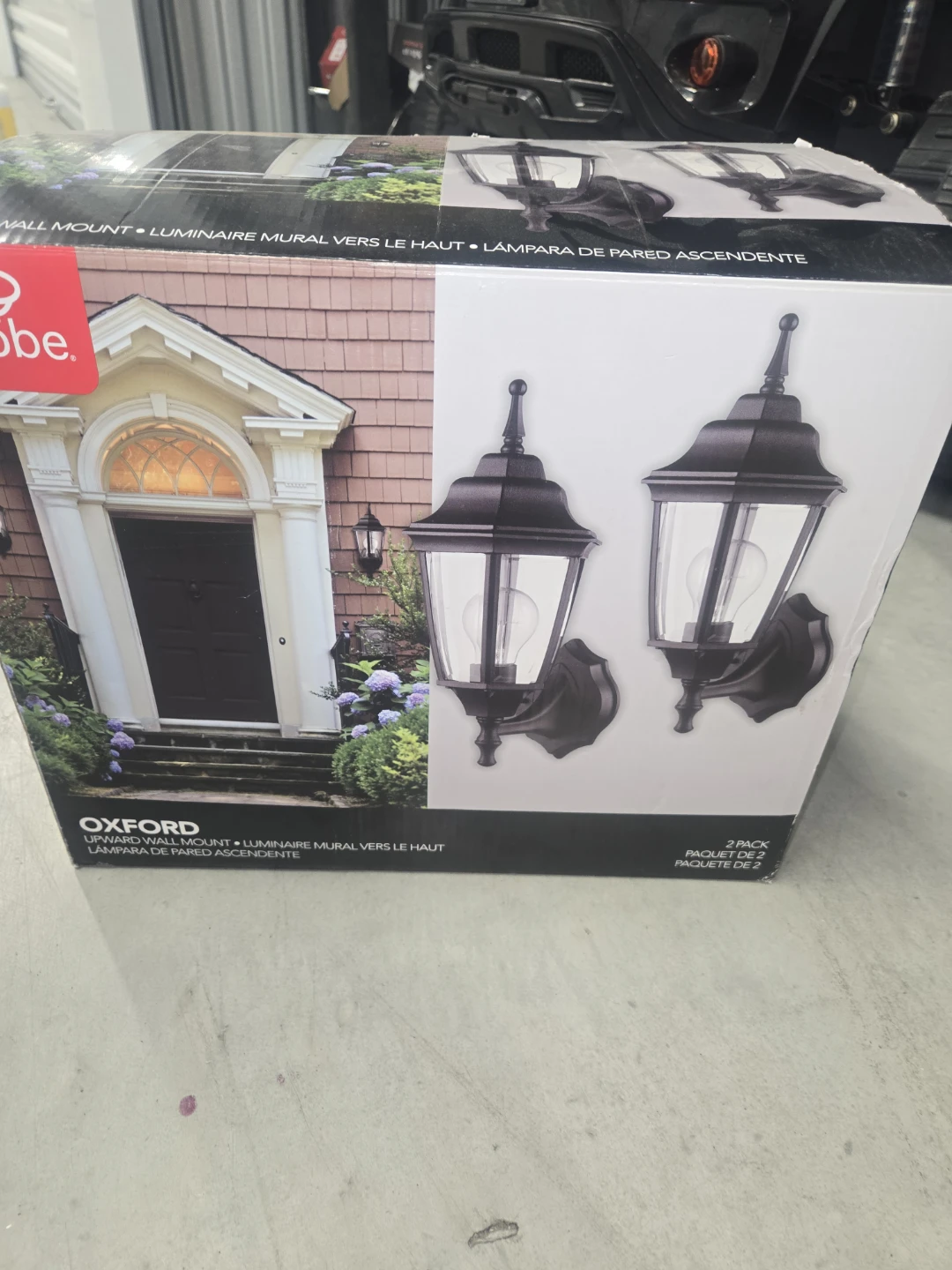 Globe Electric Oxford Wall Mount Outdoor Lights - 2 Pack - photo 3