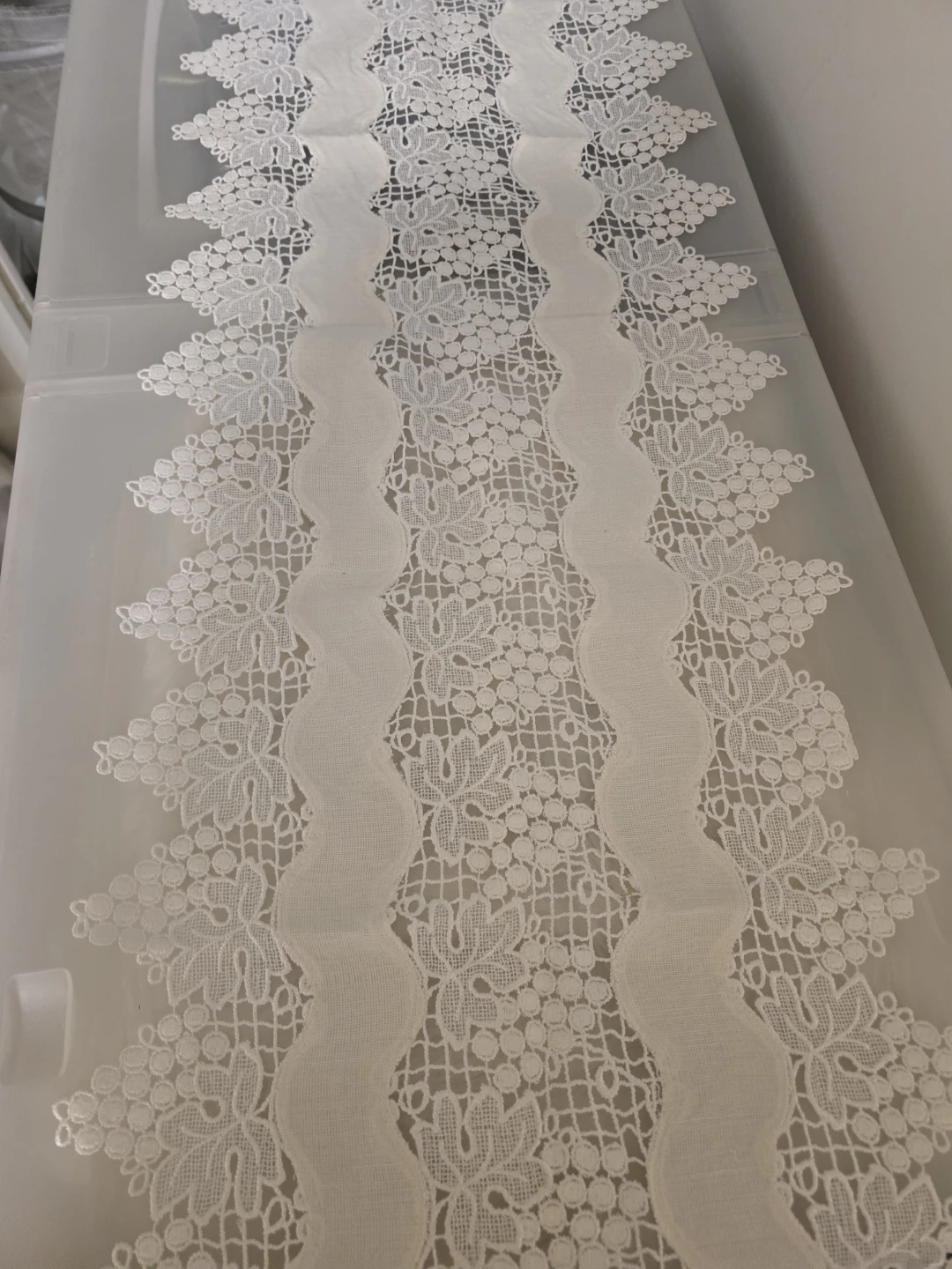 White Lace Table Runner