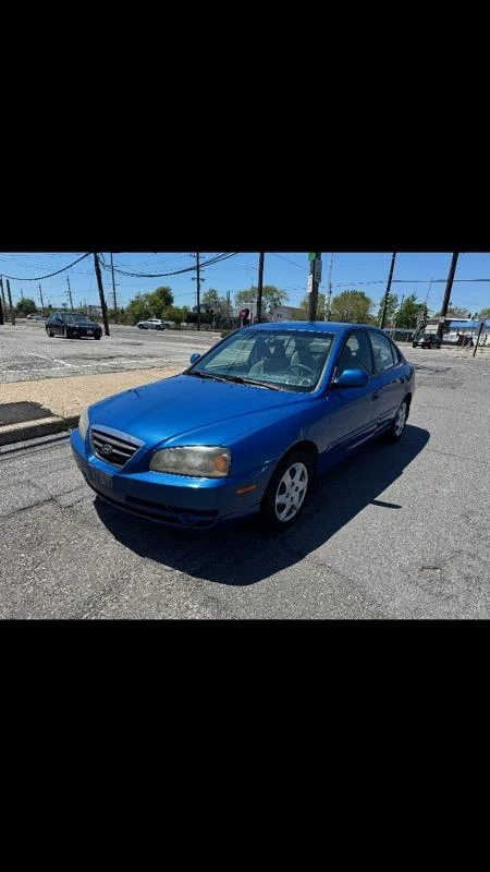 2005 Blue Hyundai Elantra Sedan