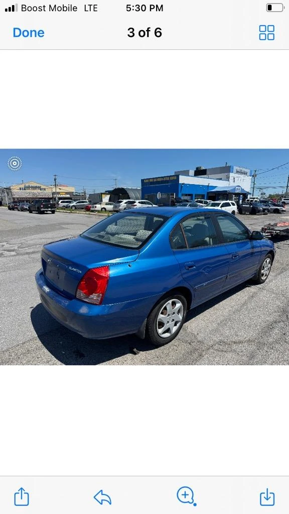 2005 Blue Hyundai Elantra Sedan - photo 5