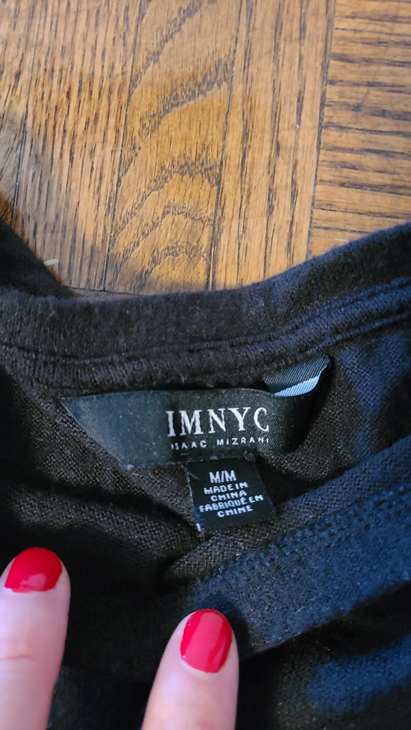 IMNYC Isaac Mizrahi Black Long Sleeve Top - photo 2