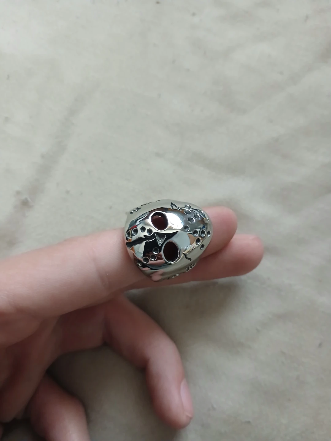 Stainless Steel Friday The 13th Jason Mask Ring