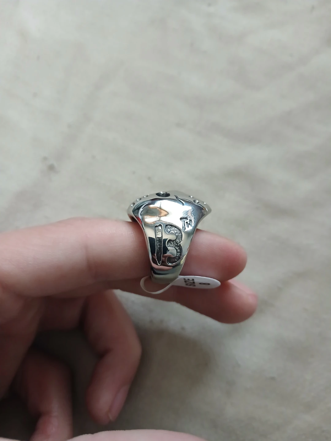 Stainless Steel Friday The 13th Jason Mask Ring - photo 4