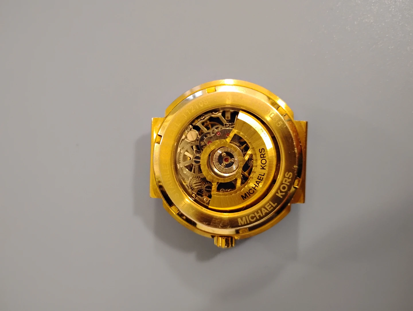 Michael Kors Gold Skeleton Automatic Watch - photo 2