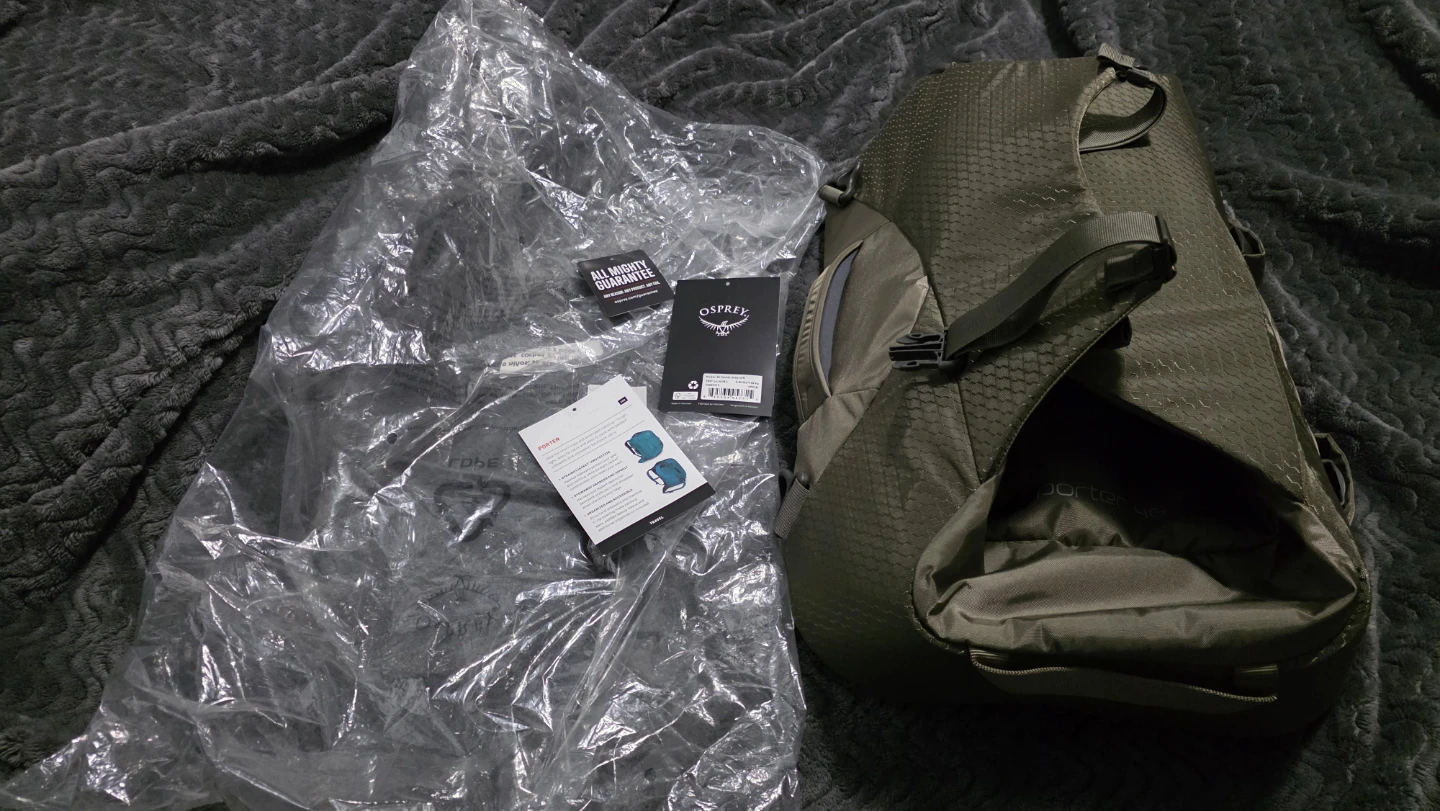 Osprey Porter 46 Castle Grey Duffle Bag - photo 5