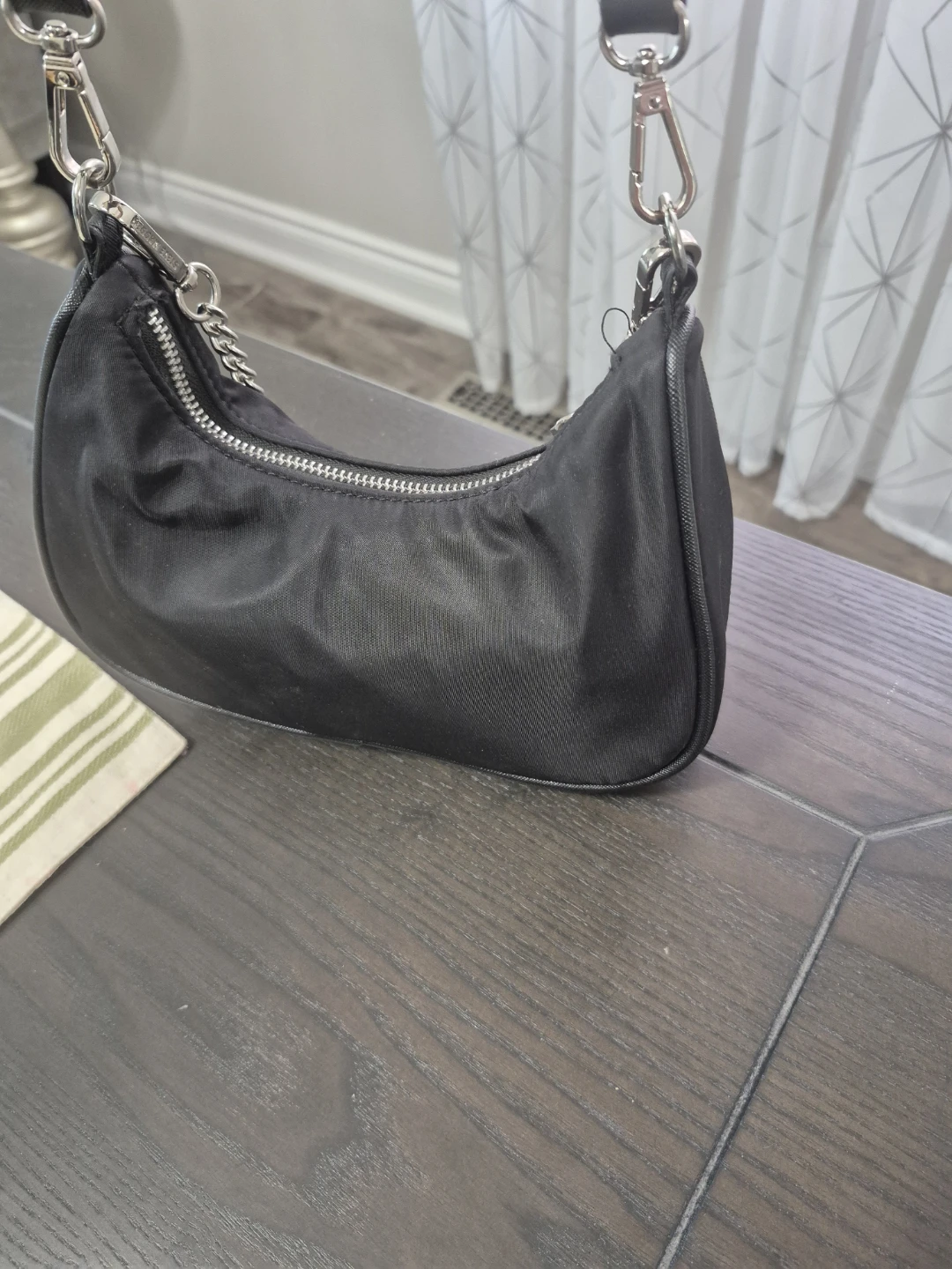 Steve Madden Black Nylon Shoulder Bag with Pouch - photo 5