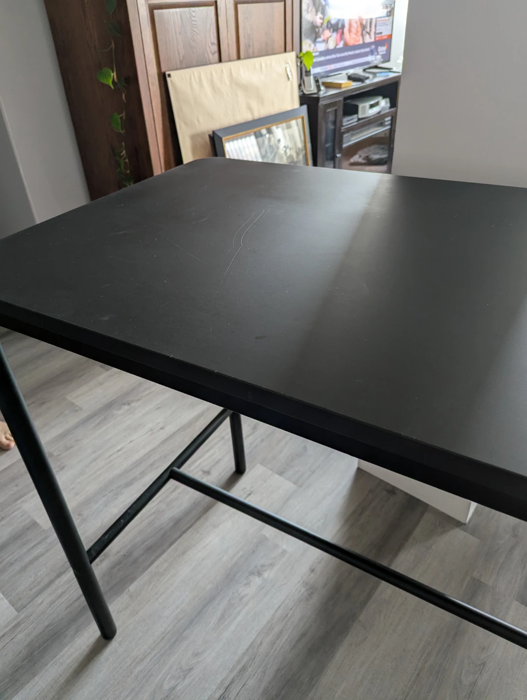 Large Black Bar Table - photo 3