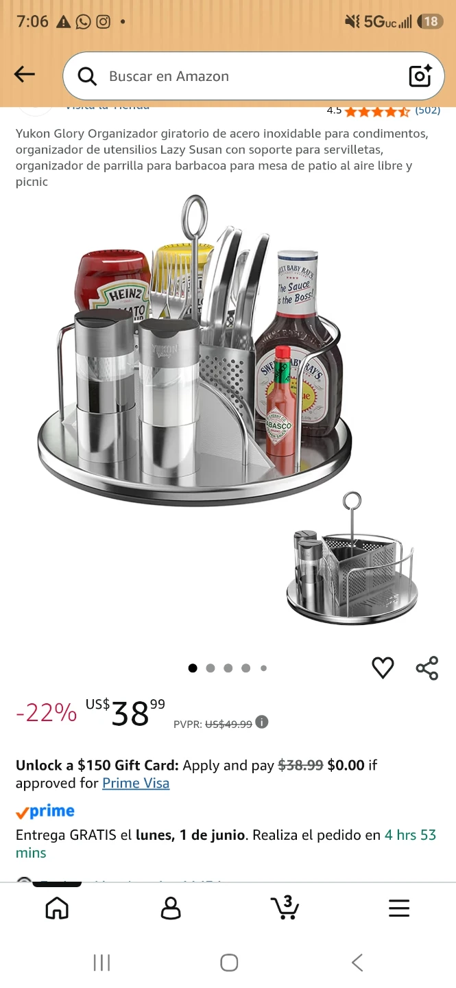 Yukon Glory Rotating Utensil Caddy - photo 2