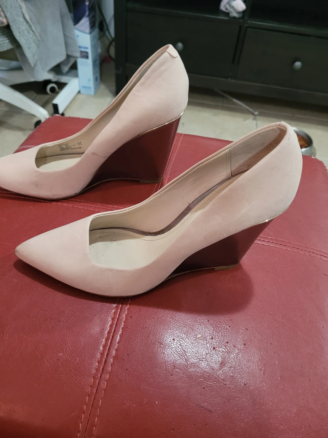 Coach New York Wedge Heels Size 7.5B