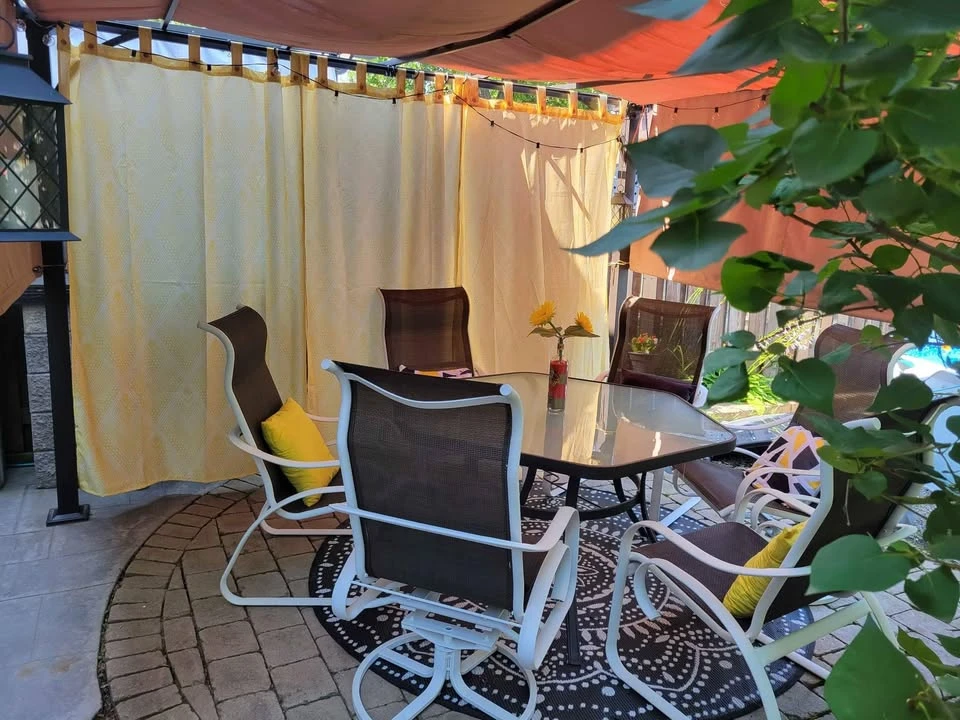 3 yellow outdoor curtains - photo 2