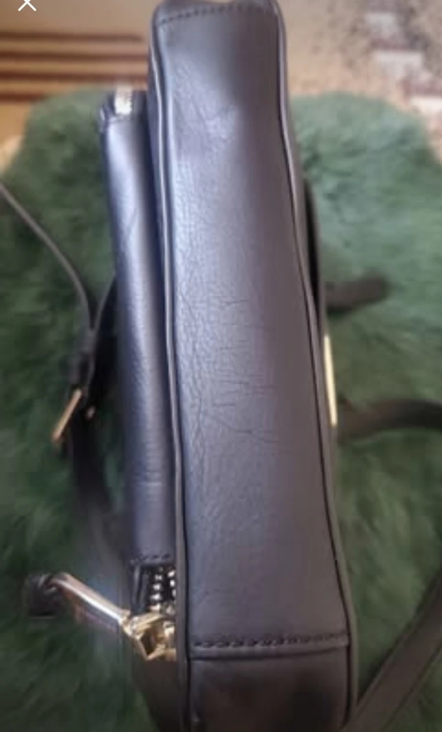 COLE HAAN BECKETT II LEATHER BLACK CROSSBODY BAG - photo 5