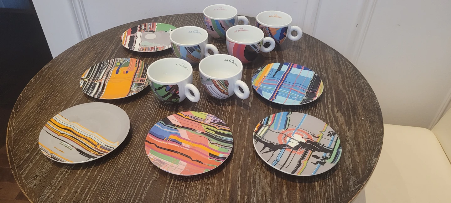 Set of 6 Espresso Cups and Saucers - photo 3