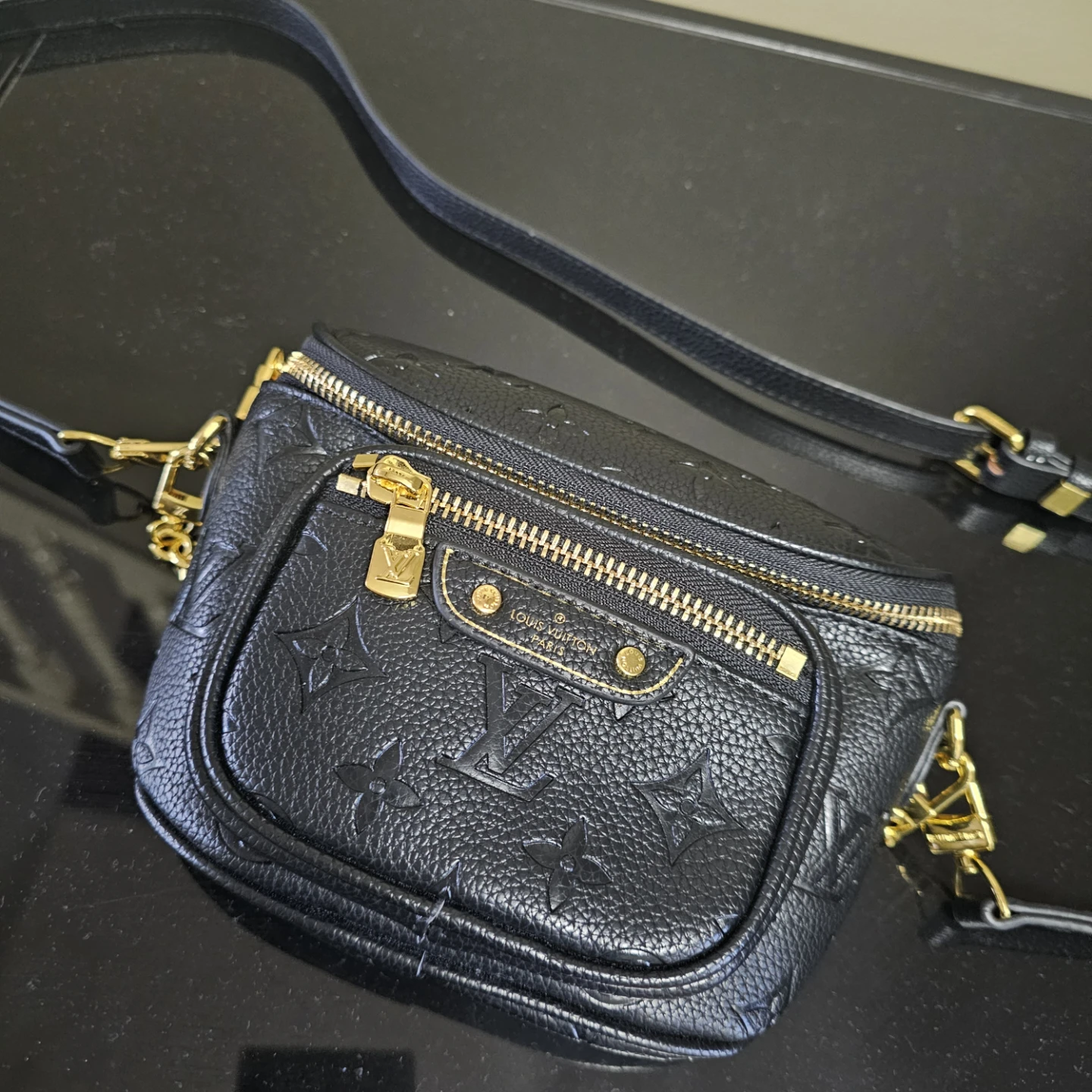 Louis Vuitton Black Monogram Belt Bag