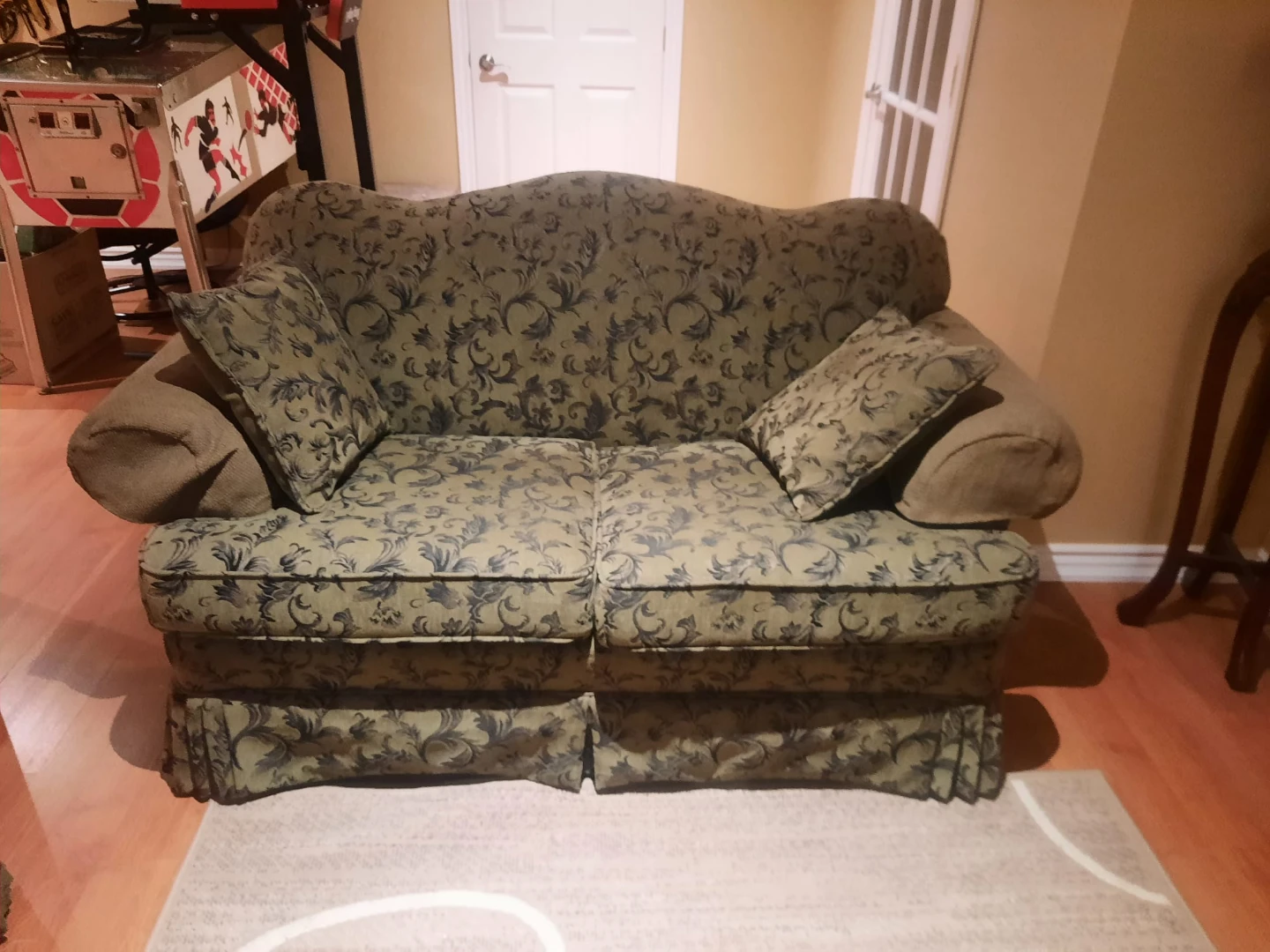 Floral Loveseat Sofa