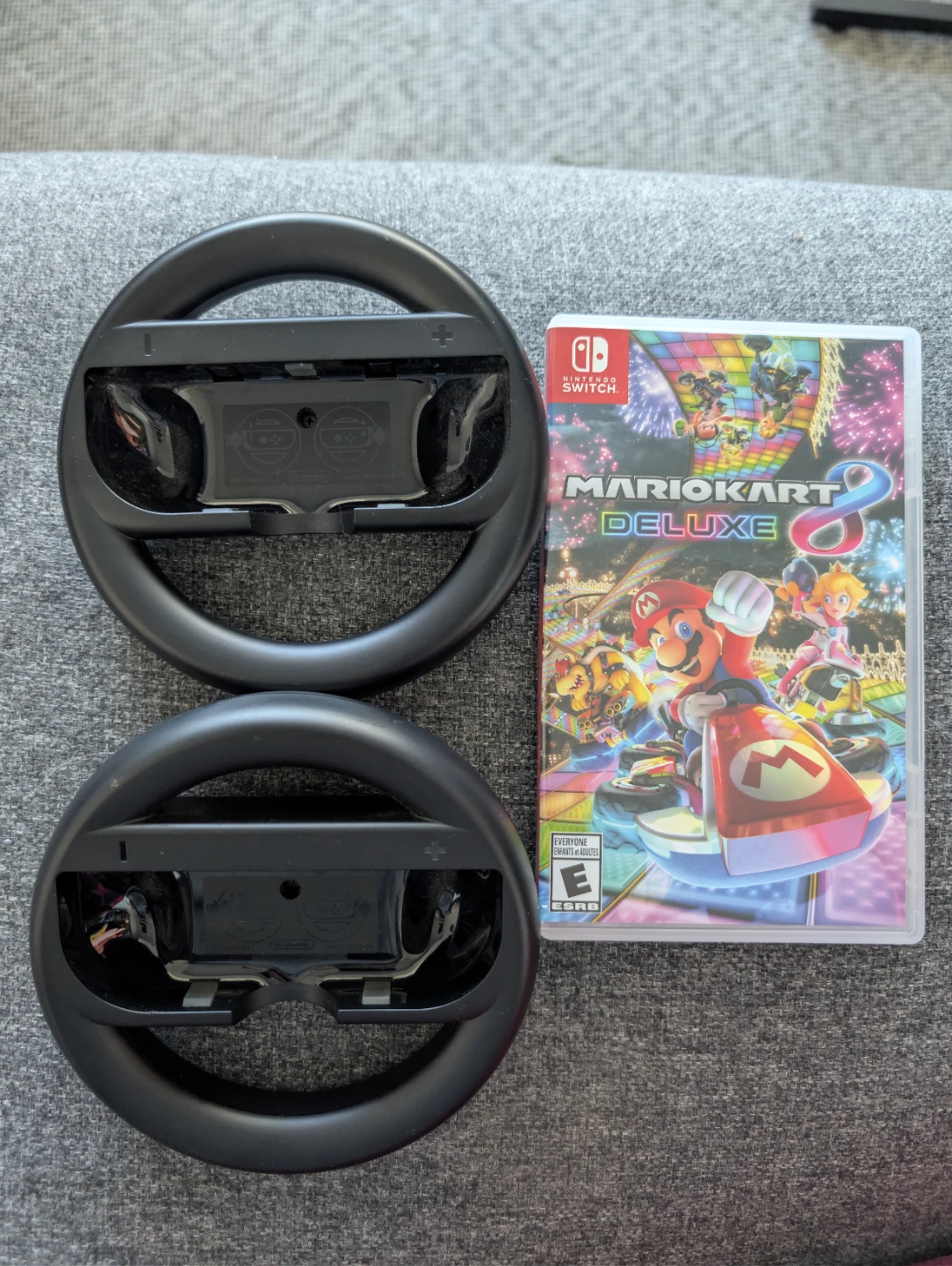 Mario Kart 8 Deluxe + Official Nintendo Steering Wheels