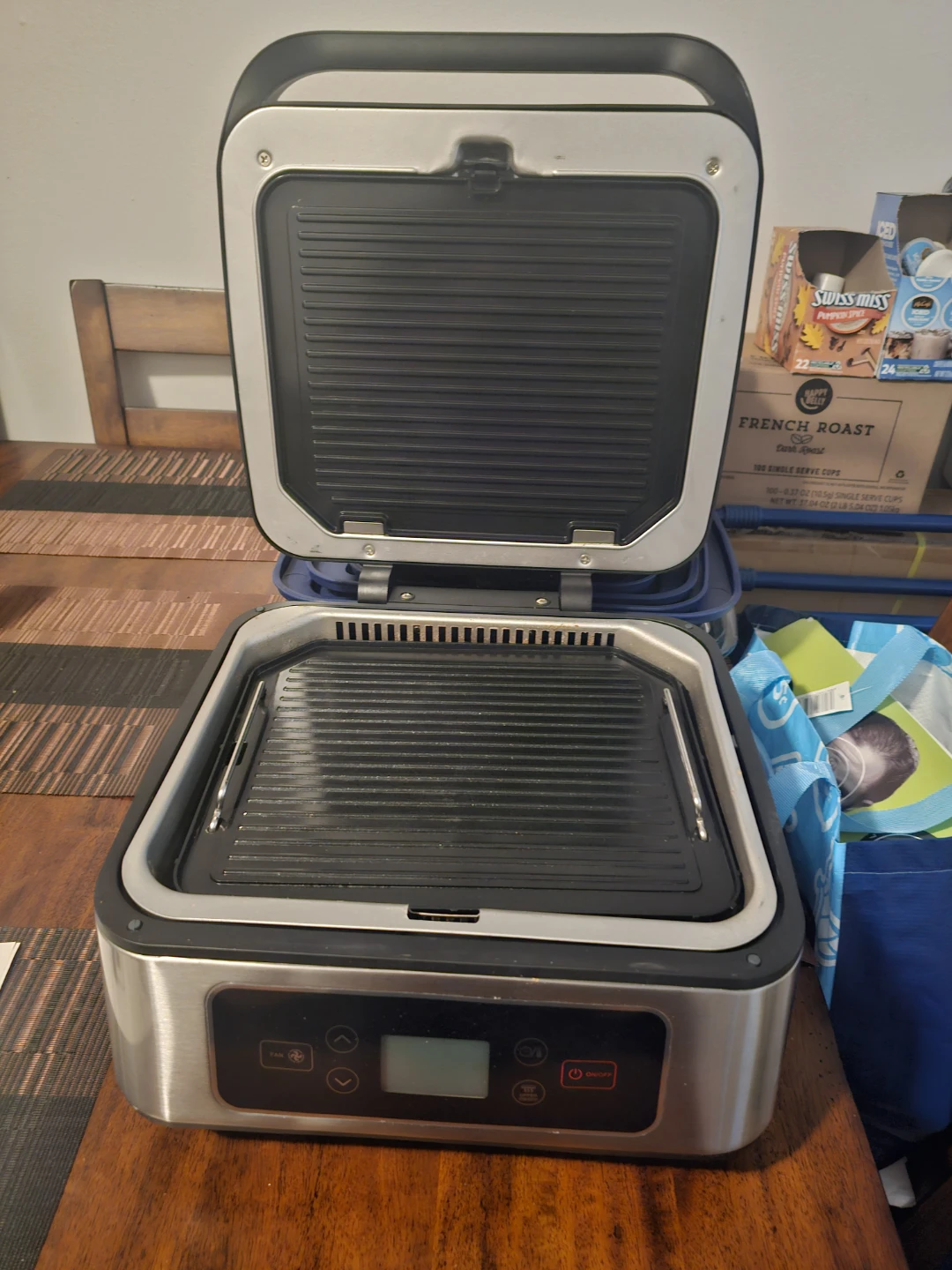 Shaq stainless steel smokeless grill - photo 2