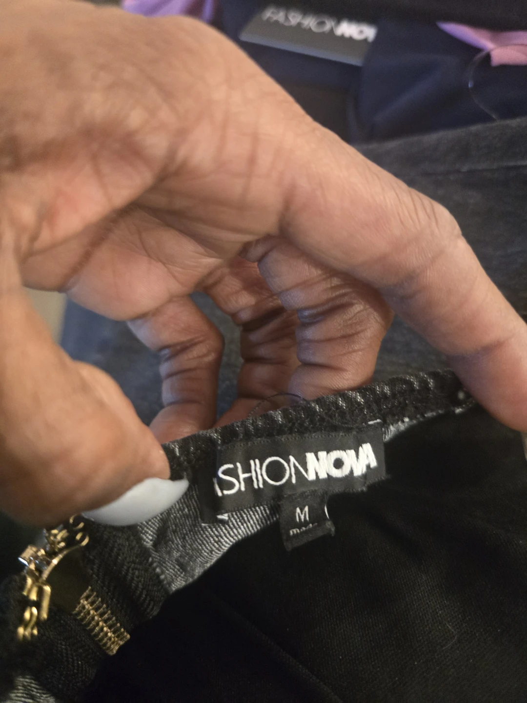Fashion Nova Denim Midi Dress - photo 4