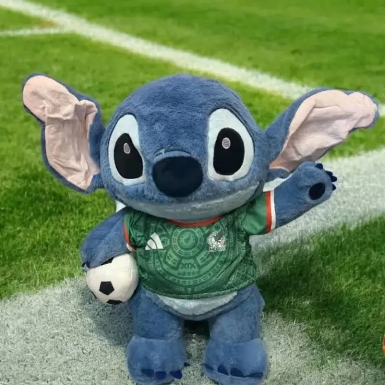 Disney Stitch Plush Toy with Mexico Soccer Jersey