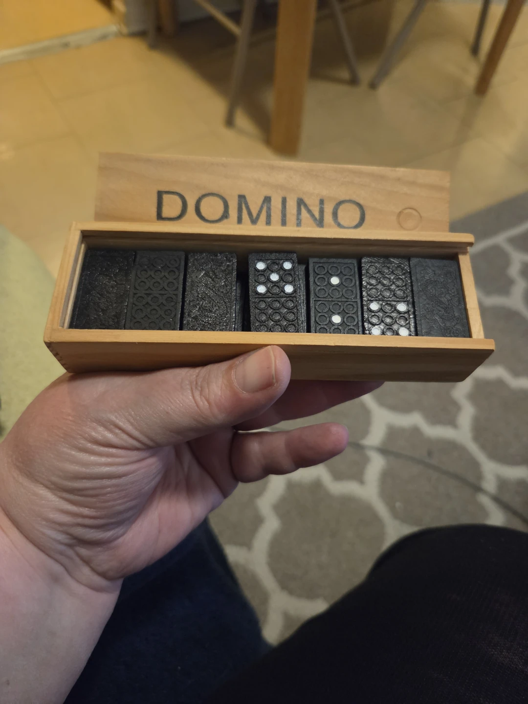 Domino Set in Wooden Box