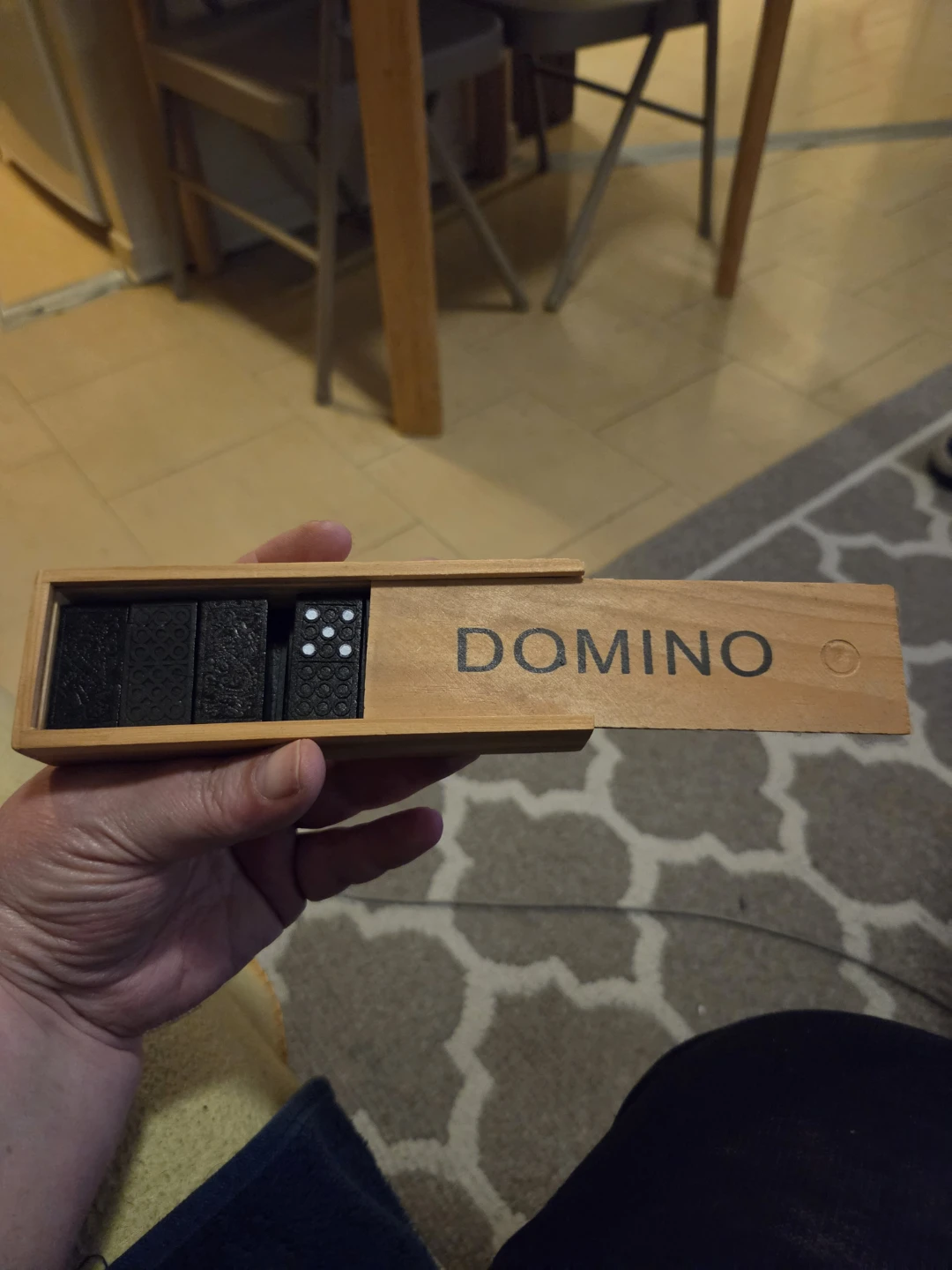 Domino Set in Wooden Box - photo 2