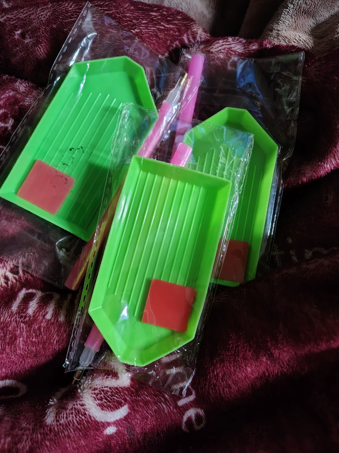 Diamond Painting Tools Set - 3 Trays & 2 Pens