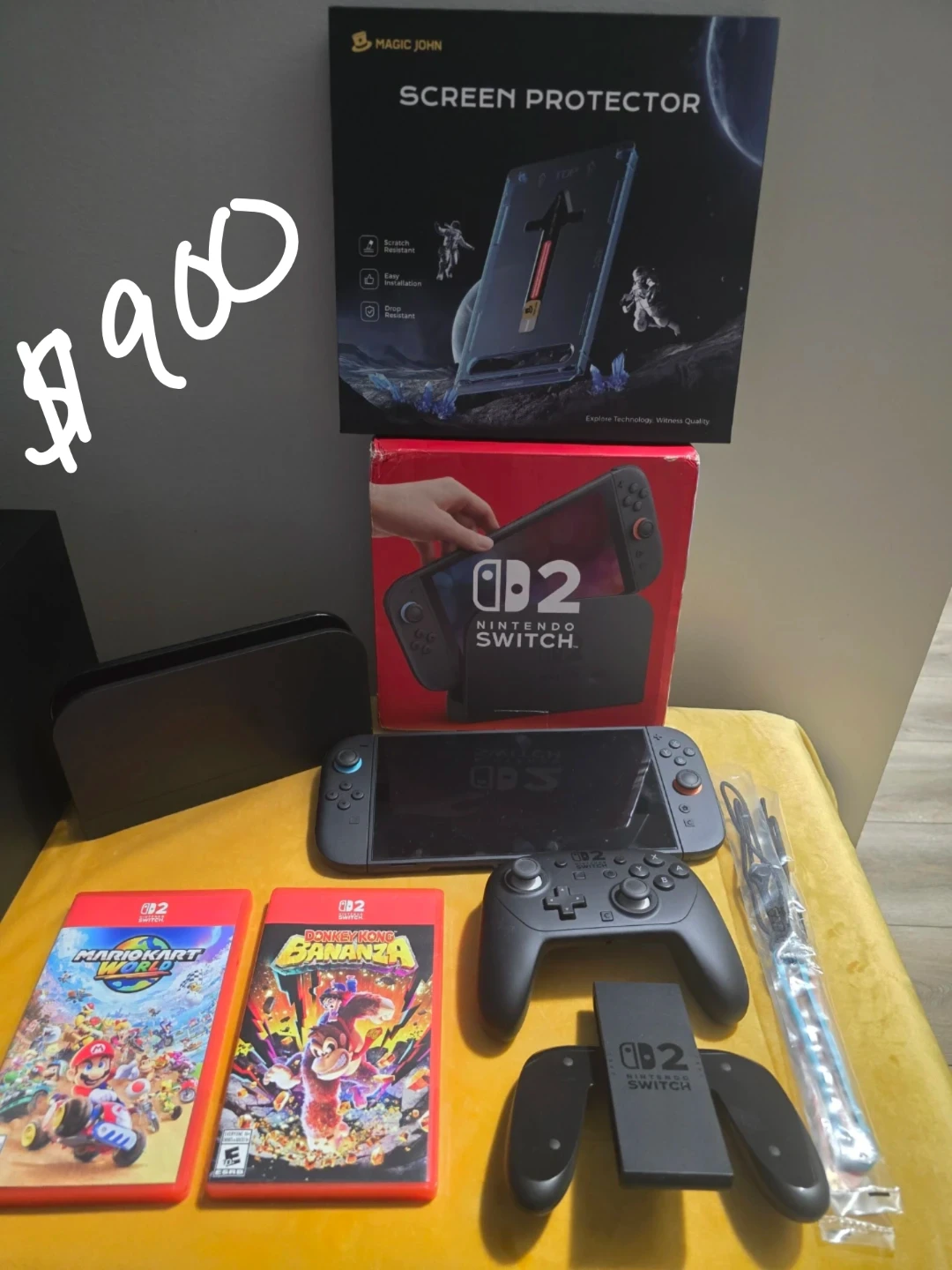 Nintendo Switch 2 Bundle played less than 10 hours original box! - photo 3