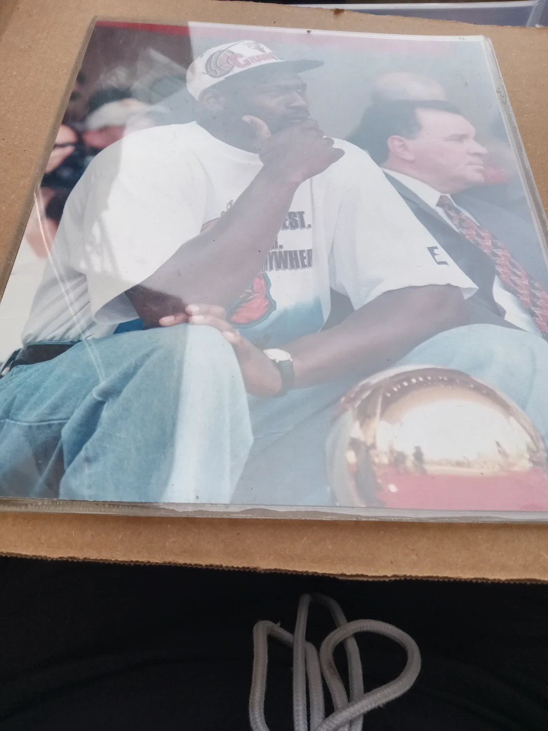 Michael Jordan Chicago Bulls Championship Photo