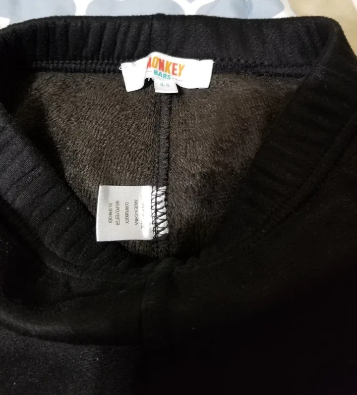 Fleece Lined Leggings Size 4-5 - photo 2