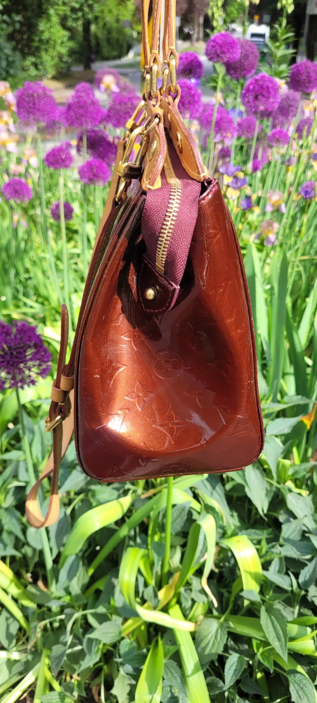 Authentic Louis Vuitton Monogram Vernis Alma PM handbag - photo 2