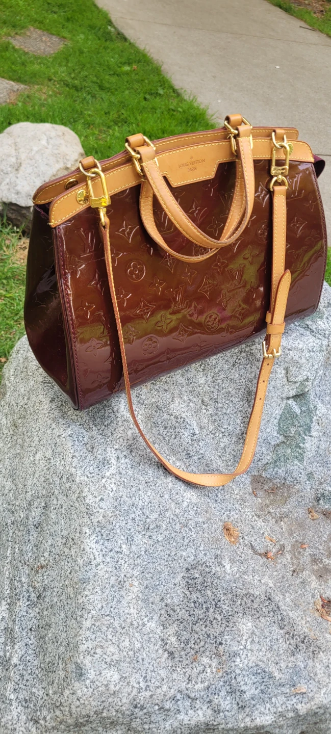 Authentic Louis Vuitton Monogram Vernis Alma PM handbag - photo 3