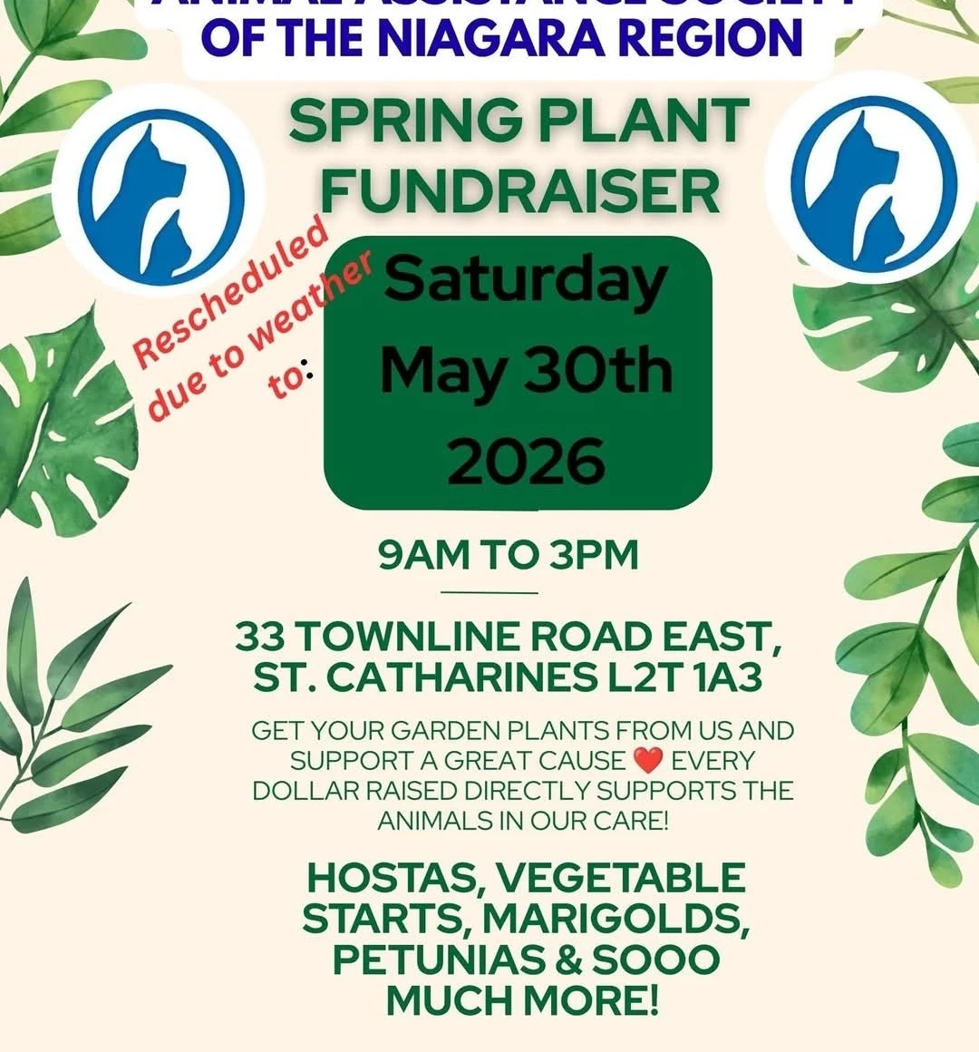 Spring Plant /Bake Sale Fundraiser - May 30th, 2026