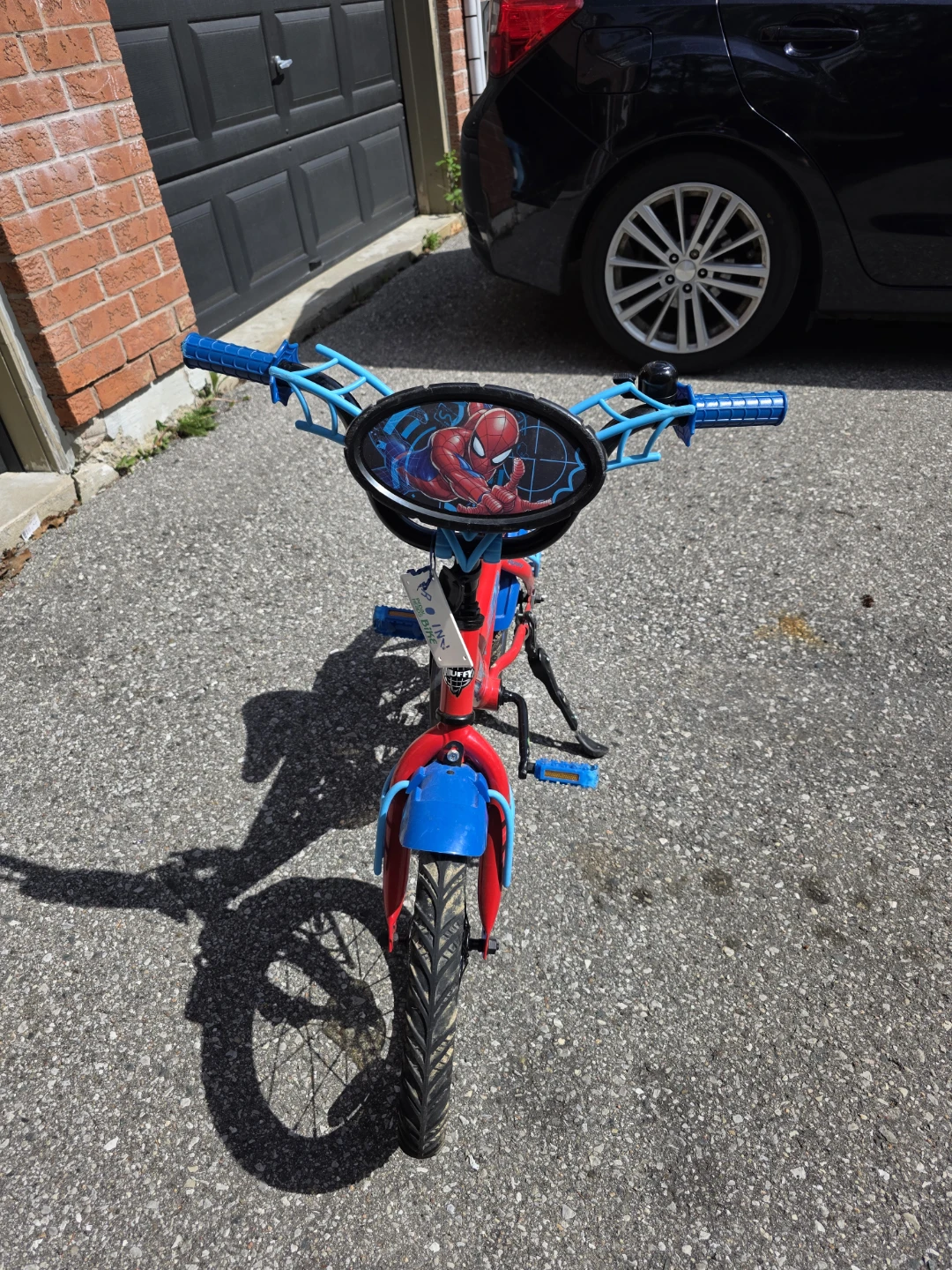 Kids Spiderman Bike 16 inch with training wheel