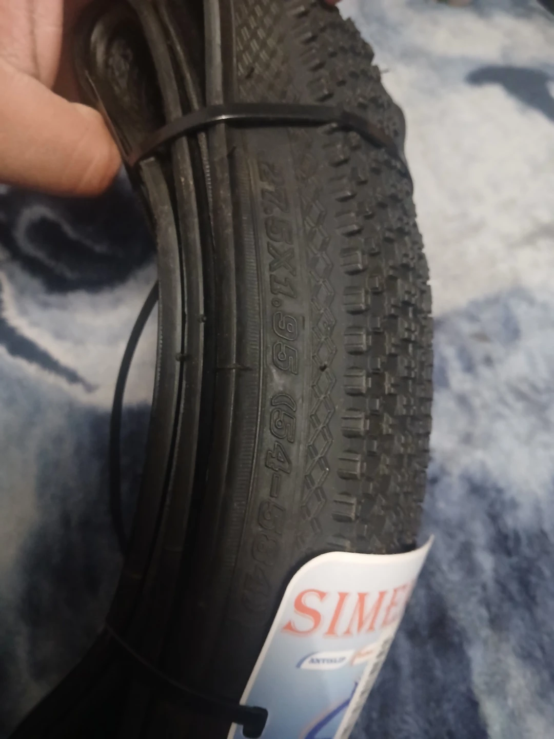 SIMEIQI Bicycle Tire 27.5x1.95 - photo 2