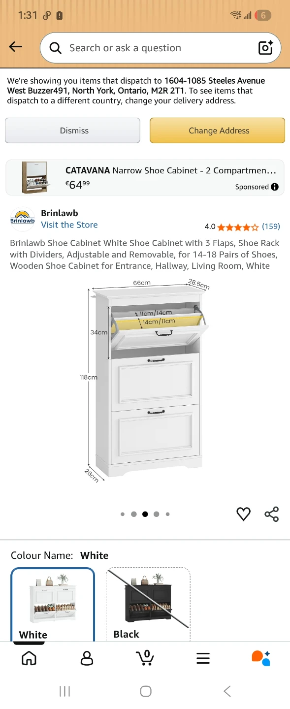 BrandNewInBox-Narrow Shoe Cabinet with 3 Flaps - photo 3